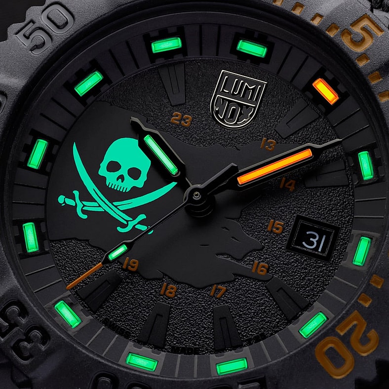Luminox's Limited-Edition Navy SEAL Pirate Watch Has A Glowing