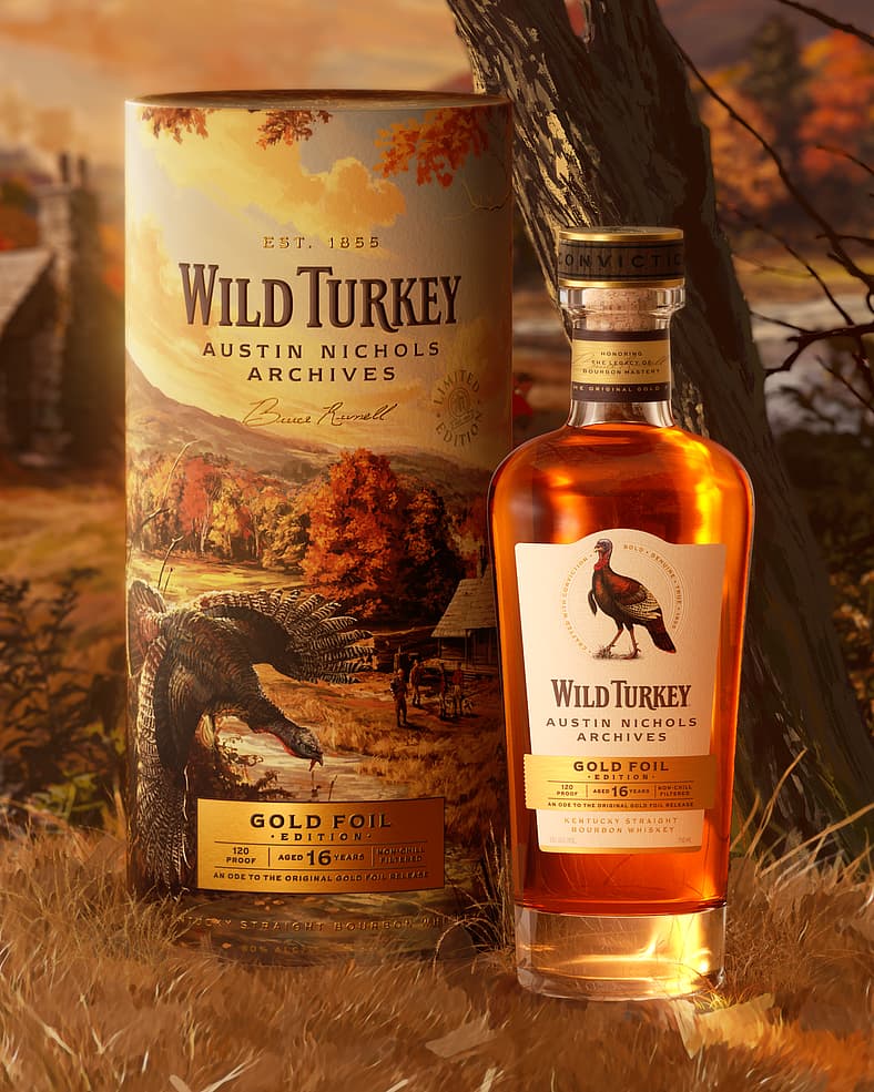 Wild Turkey Launches Austin Nichols Archives Gold Foil Edition