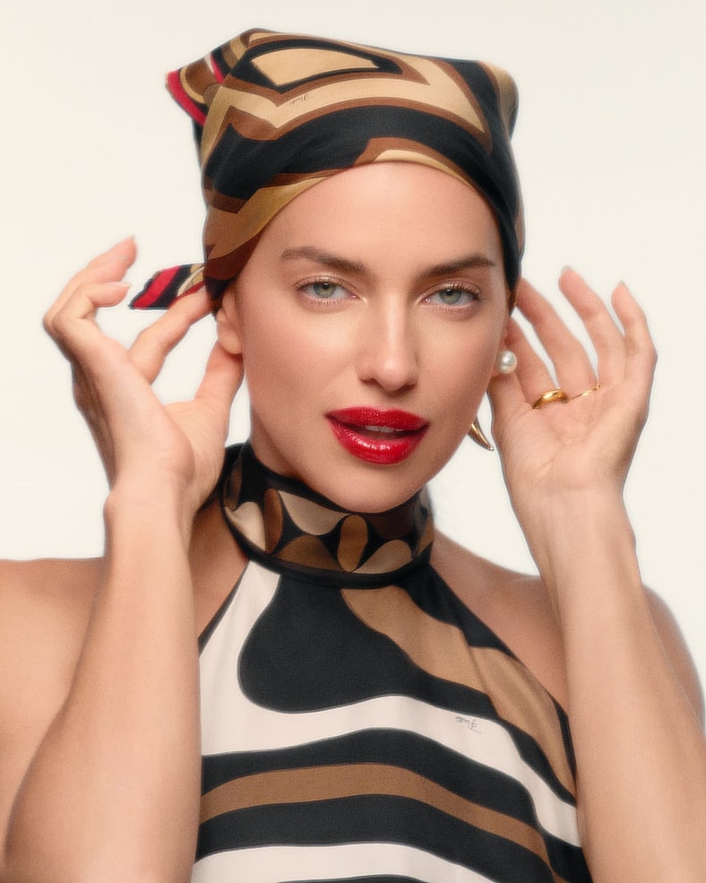 Irina Shayk Dazzles In Pucci's Holiday 2025 Campaign - Maxim