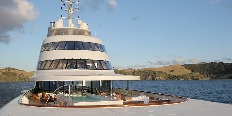 Motor Yacht A - exterior pool.jpg A more interior-driven experience (Photo: y.co)