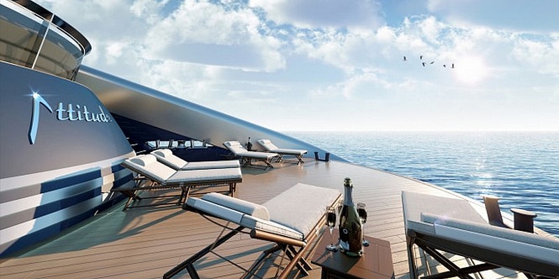 The aft sun deck (Photo: Rossinavi)