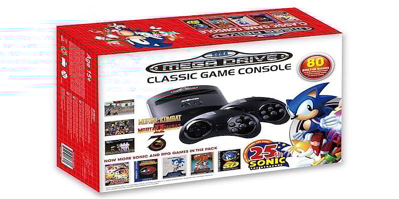 SEGA Genesis Retro Gaming Console Sonic 25th Anniversary Edition - box.jpg The Sonic 25th Anniversary Edition includes 80 games (Photo: AtGames Digital Media)
