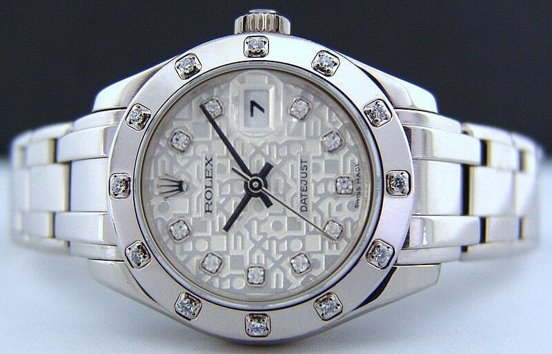 ROLEX Platinum Masterpiece GLACIER Diamond Jubilee