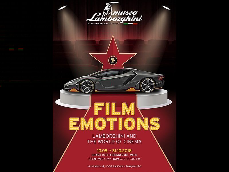 Lamborghini exhibit poster