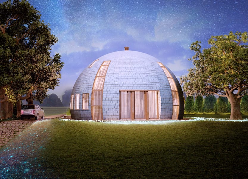 Russia's unique-looking SkyDome cabins (Courtesy of SkyDome)