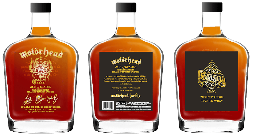 Motorhead Bourbon Bottle