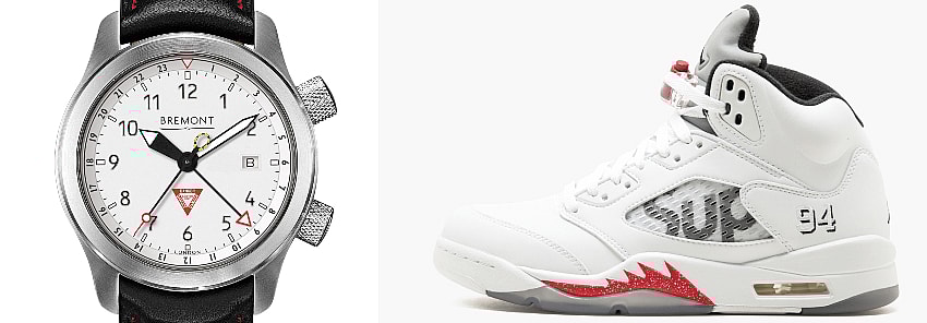 Bremont Martin Baker MBIII 10th Anniversary_Supreme x Air Jordan 5
