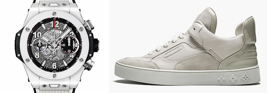 Hublot Big Bang Unico King White Ceramic_Kanye West x Louis Vuitton Don “Cream”