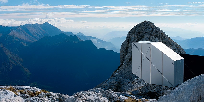 Views of Triglav National Park, Soca Valley and the Adriatic sea (Photo: OFIS Arhitekti)