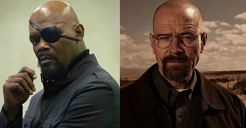 nick-fury-walter-white Nick Fury; Walter White