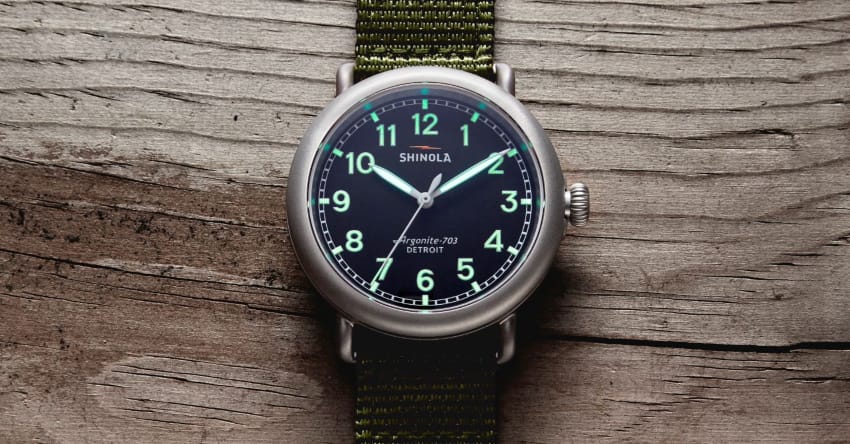 Shinola Runwell Field Watch Promo