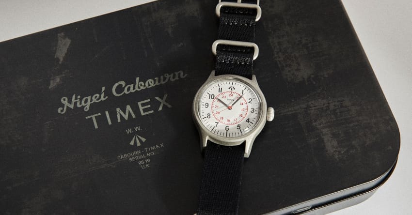 Timex x Nigel Cabourn Naval Officer's Watch Promo