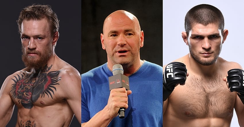 Conor McGregor Dana White Khabib Nurmagomedov