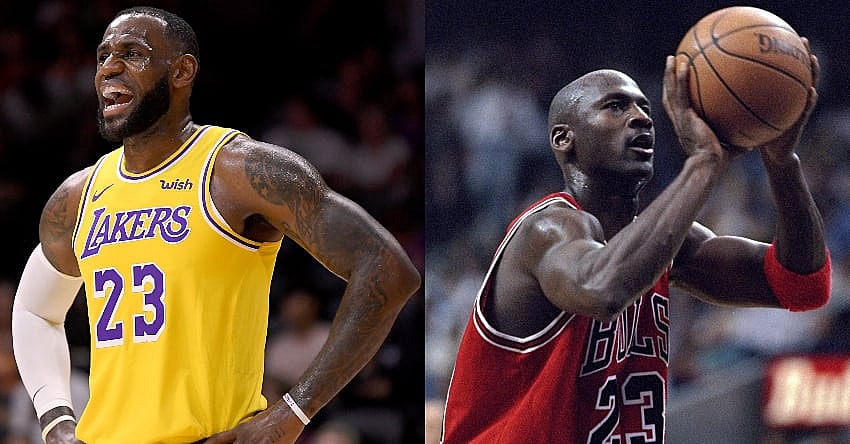LeBron James Michael Jordan Promo
