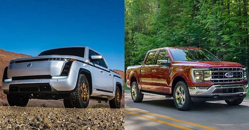 Lordstown Endurance vs Ford F-150 Promo