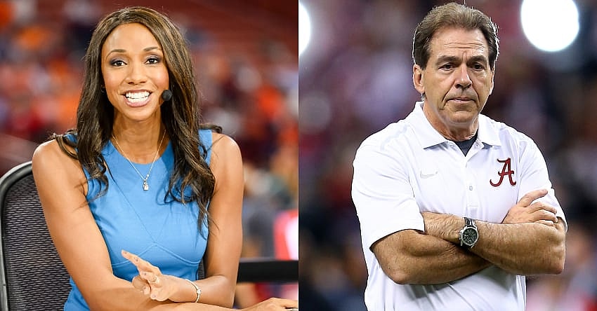 Maria Taylor Nick Saban Promo