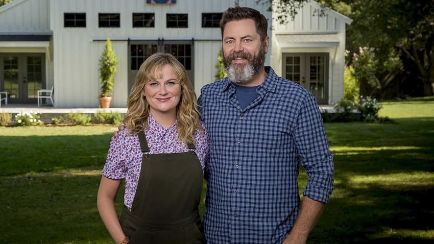 Amy Poehler and Nick Offerman