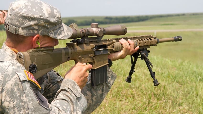 H&K sniper rifle