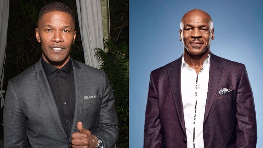 Jamie Foxx and Mike Tyson