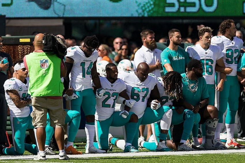 dolphins-protest-getty Miami Dolphins protest