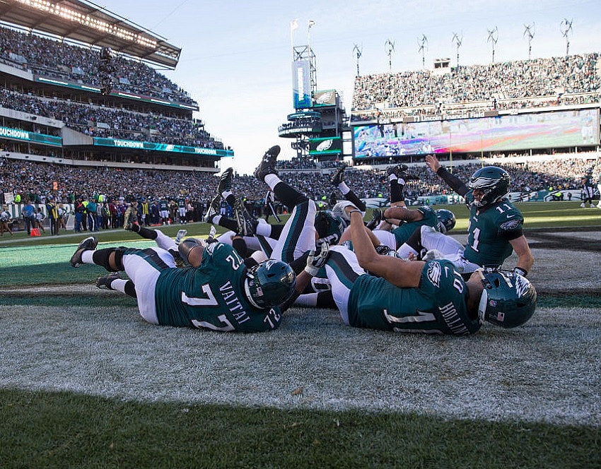 eagles-td-celebration-getty Philadelphia Eagles celebration