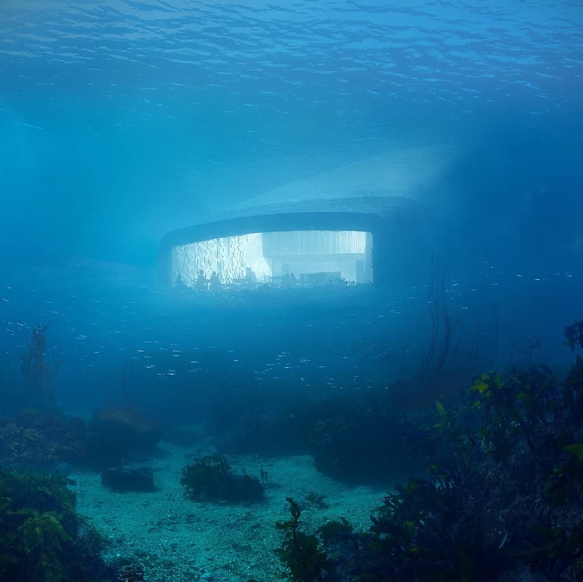 underwater-restaurant-1-snohetta2 Underwater view of Under