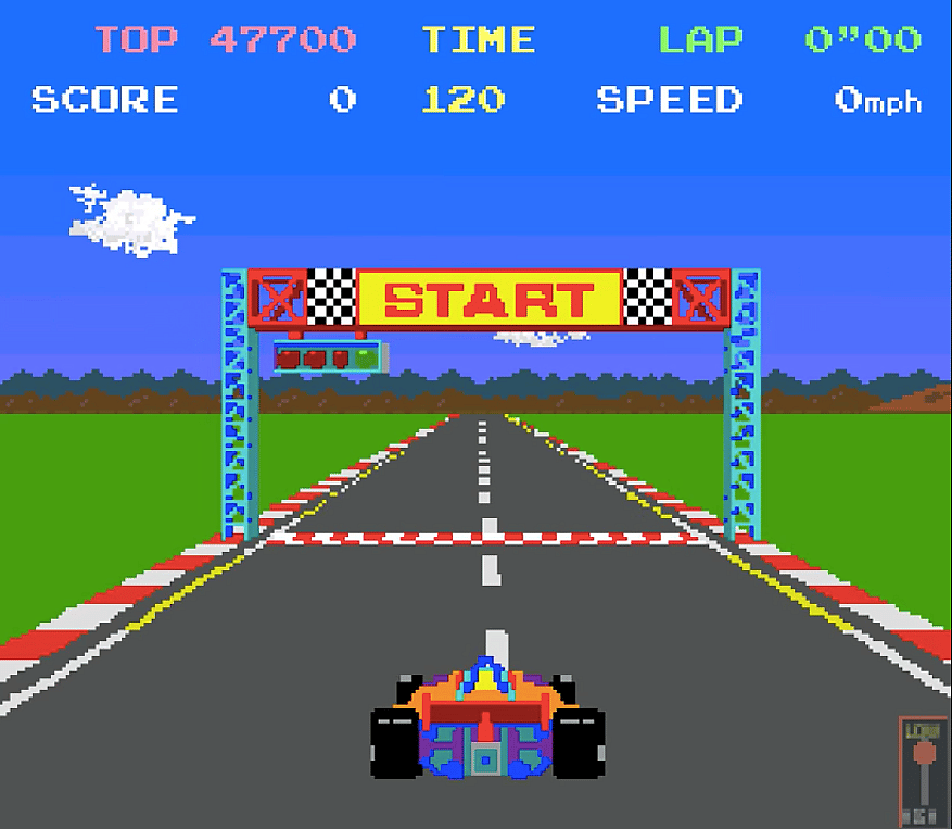 Atari Pole Position screenshot
