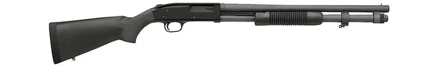 A 20-inch 12 gauge with a parkerized barrel