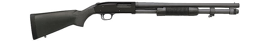 Best Home Defense Shotguns - Mossberg 590A1 9 Shot.jpg A 20-inch 12 gauge with a parkerized barrel
