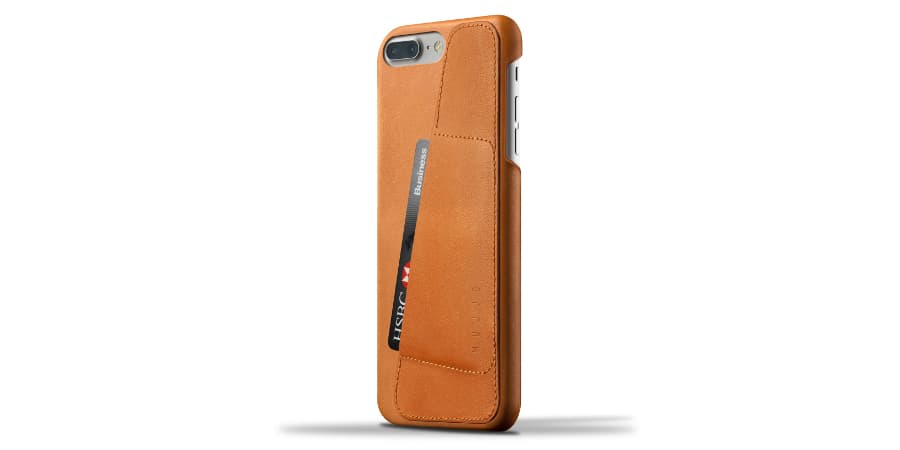 Mujjo's fine leather cases are available with or without wallet (Photo: Mujjo)