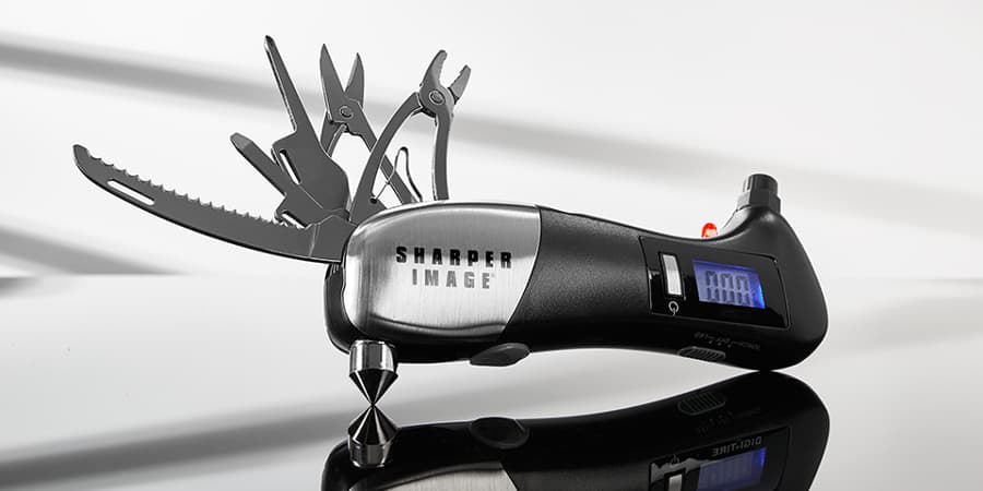 Best of Sharper Image - Car Emergency Tool.jpg Car Emergency Tool With Digital Tire Gauge (Photo: The Sharper Image)