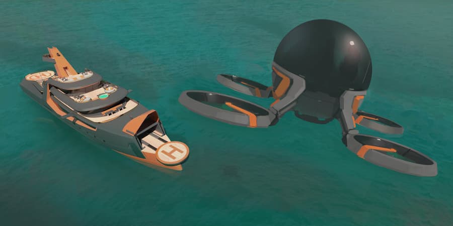 Henry Ward Design 66m Time explorer yacht - drone.jpg