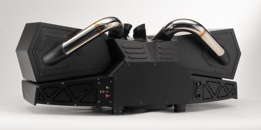 iXoost EsaVox Lamborghini exhaust Bluetooth speaker - rear view.jpg Sexy from any angle (Photo: Lamborghini Store)