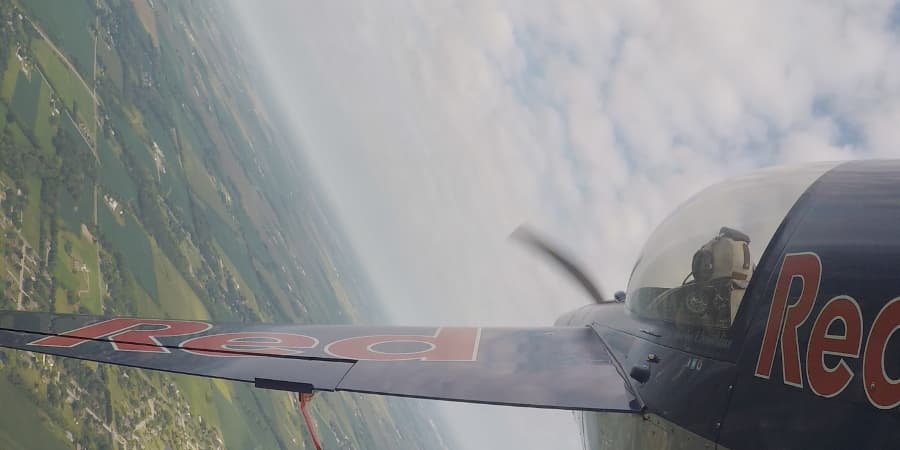 Kirby Chambliss Red Bull Air Pilot Ride.jpg Amidst one of Kirby Chambliss's barrel rolls (Photo: Red Bull)