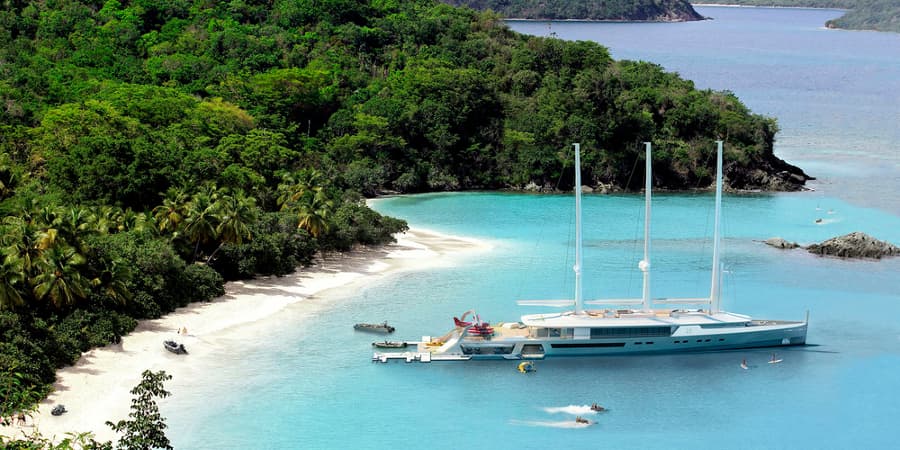 It can enter shallower waters than most ships its size (Photo: Oliver Stacey Design & BMT Nigel Gee)