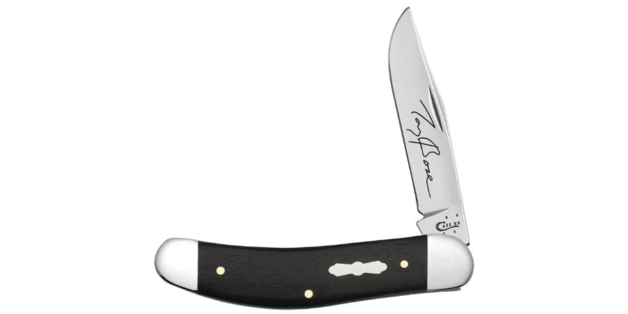 WR Case Tony Bose pocket knives - Smooth Ebony Wood Sowbelly.jpg The Smooth Ebony Wood Sowbelly (Photo: W.R. Case & Sons Cutlery Co.)