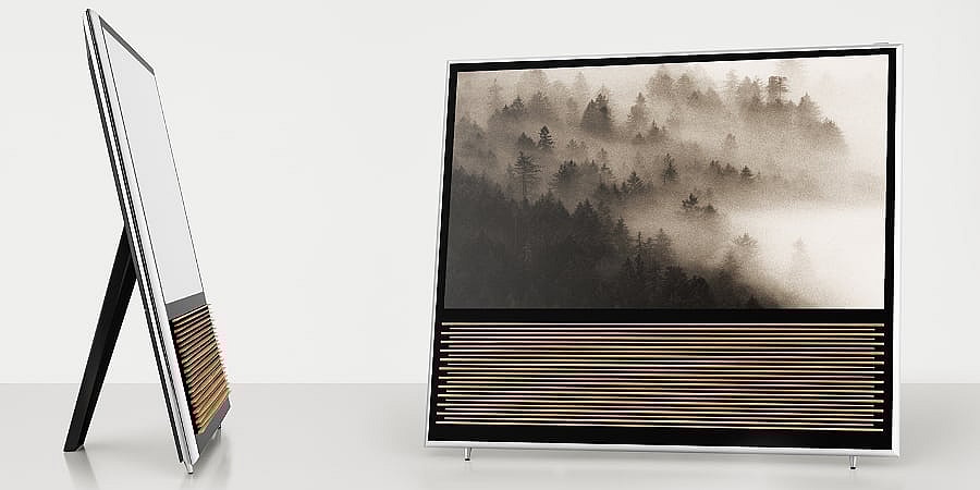 Bang Olufsen BeoVision14 4K TV.jpg The wood-infused BeoVision 14 UHD TV (Photo: Bang & Olufsen)