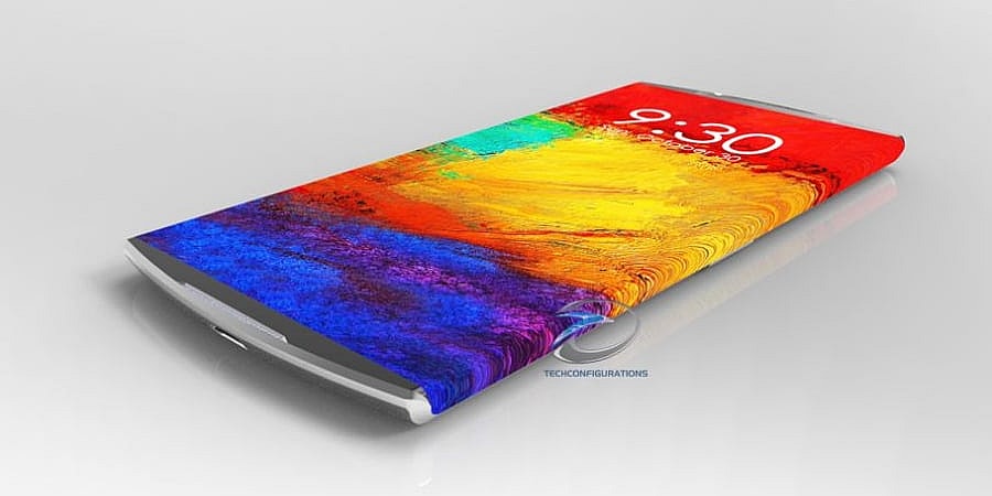Samsung Galaxy S8 rumor roundup - rainbow screen.jpg Will it sport a 2K or 4K wrap-around screen?