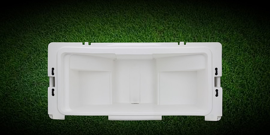 Alpine PWD-CB1 In-Cooler Entertainment speaker system - top storage.jpg 56 quarts of storage holds 72 cans (Photo: Alpine Electronics of America)