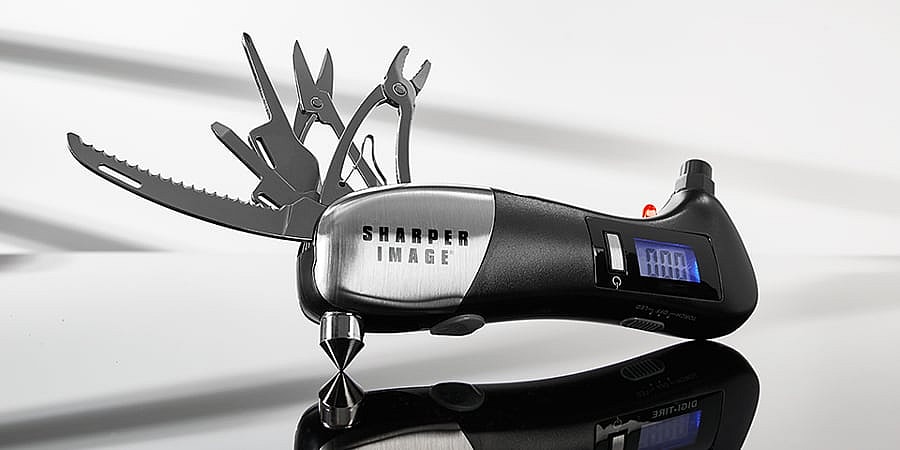 Car Emergency Tool With Digital Tire Gauge (Photo: The Sharper Image)