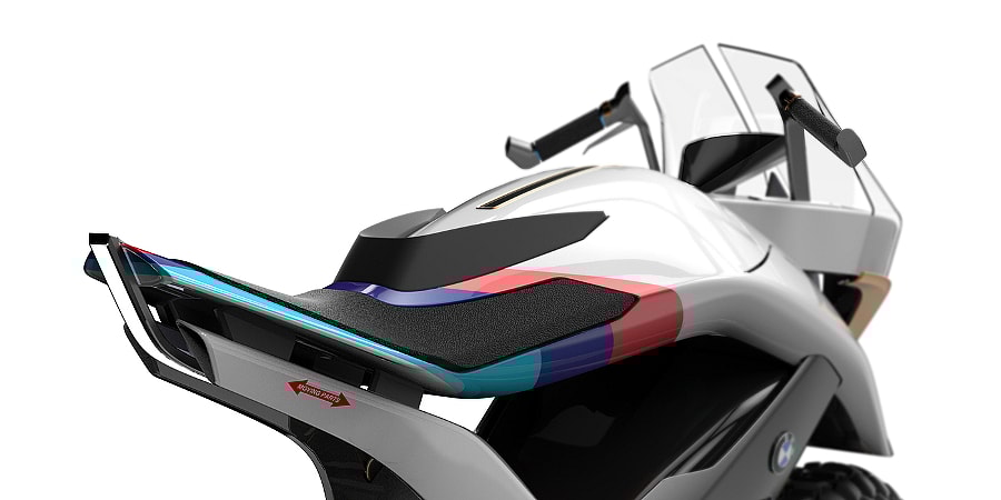 The seat, handlebars, footrests and suspension can be adjust (Photo: Anja Didrichsons via Behance)