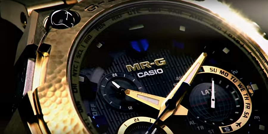 Casio G-Shock Gold Hammer Tone MR-G - close.jpg It'll be available for purchase for $6,200 in January
