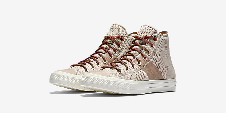 Converse Chuck Taylor All-Star II Engineered Mesh High Top - sand angle.jpg Available in the military hues of Sand and Olive (Photo: Nike)