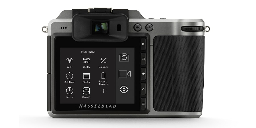 Hasselblad X1D compact mirrorless medium format camera - rear.jpg An intuitive interface not overloaded with buttons (Photo: Hasselblad)
