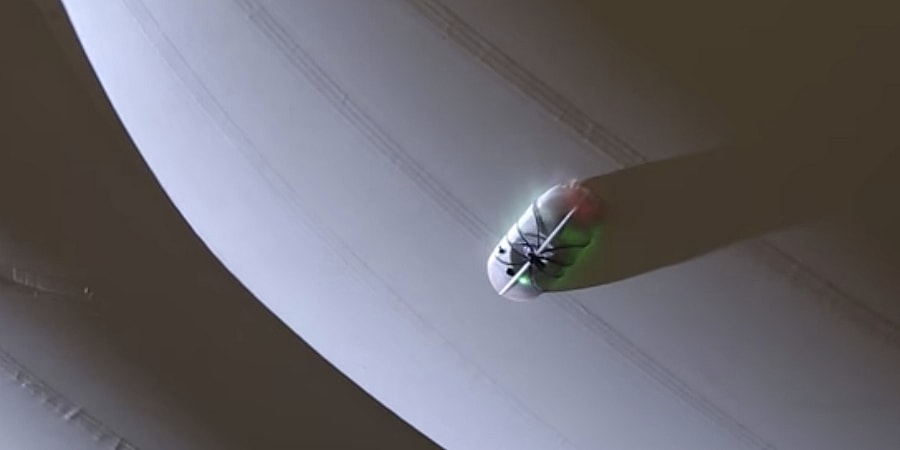 Lockheed Martin Hybrid Airship Spider Robot Repair System - far.jpg Doing its thing, scanning the