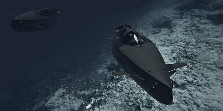 Ortega Mk1c three person submarine - underwater.jpg It goes 310 feet deep with a range of 92 miles (Photo: Ortega Submersibles)