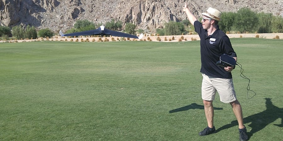 Parrot Disco fixed wing drone - my launch.jpg My first launch, effective if not graceful (Photo: Scott Tharler)