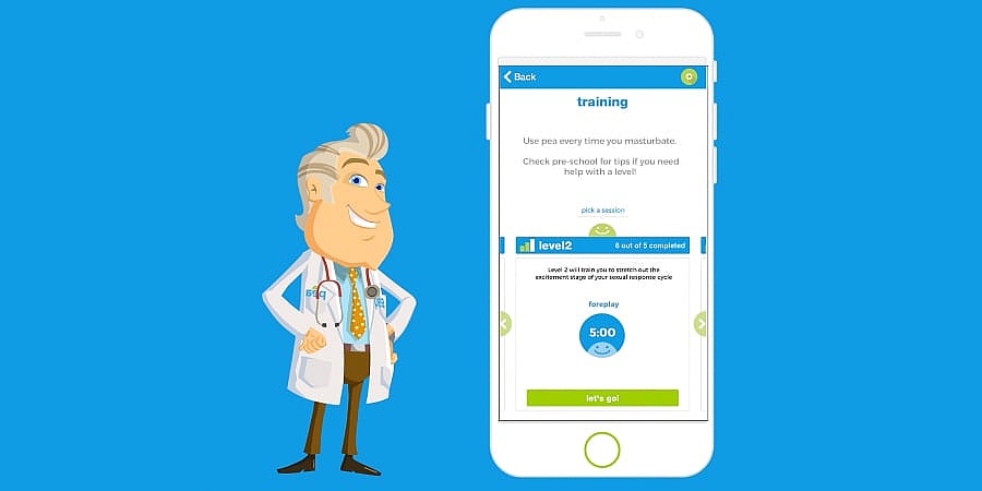 Premature Ejaculation App - screenshot.jpg You get to know the feelings so you can control them (Photo: Smarter Health Inc)