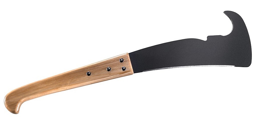 Pro Tool Woodman's Pal machete sickle - long reach.jpg The Long Reach version (Photo: Pro Tool Industries)