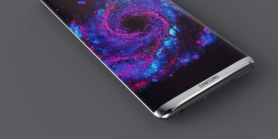 Samsung Galaxy S8 smartphone - Steel Drake concept art.jpg Rumor has it the S8 may feature a dedicated AI button (Photo: Steel Drake)